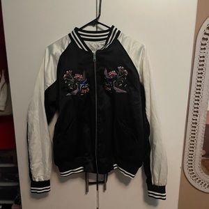 Adam Levine brand spring jacket black and white. Size:L